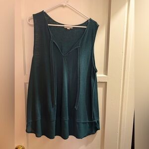 Loft Teal Tank Top